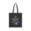 Funny Psychiatric Help 5 Cents Quote - The Doctor Is In Retro Design Cotton Canvas Tote Bag