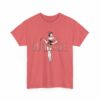 Vintage Burlesque Pin-Up Girl with Pink Top Hat Charleston Rococo Liberty Letter Art Unisex Heavy Cotton Tee