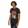 Santa Meows Cute Festive Cats Christmas Design with Santa Hat, Reindeer Antlers, Holiday Gifts & Snowflakes Unisex Heavy Cotton Tee - Image 5