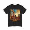 Roma Caput Mundi Forum Sunset Antique Rome Temple Columns Ruins Letter Photo Art Design Unisex Heavy Cotton Tee