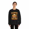 Eggnog Squad Cute Christmas Winter Holiday Bear Cozy Camp Fire Happy Animal Design Unisex Heavy Blend™ Crewneck Sweatshirt - Image 2