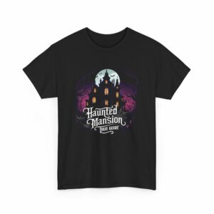 Halloween Haunted Mansion Tour Guide: Spooky Night Awaits Unisex Heavy Cotton Tee