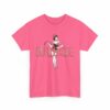 Vintage Burlesque Pin-Up Girl with Pink Top Hat Charleston Rococo Liberty Letter Art Unisex Heavy Cotton Tee - Image 13