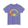 Funny Sarcastic Rainbow Anger Design - Colorful Contrast Humor Unisex Heavy Cotton Tee - Image 12