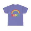 Funny Sarcastic Rainbow Anger Design - Colorful Contrast Humor Unisex Heavy Cotton Tee - Image 11