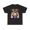 乾杯 KANPAI Traditional Japanese Cheers Kawaii cartoon style raibow cute cats and cool guy Unisex Heavy Cotton Tee - Image 2
