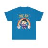 乾杯 KANPAI Traditional Japanese Cheers Kawaii cartoon style raibow cute cats and cool guy Unisex Heavy Cotton Tee - Image 13