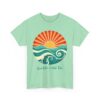 Good Vibes and High Tides Vintage Sun and Ocean Design Unisex Heavy Cotton Tee