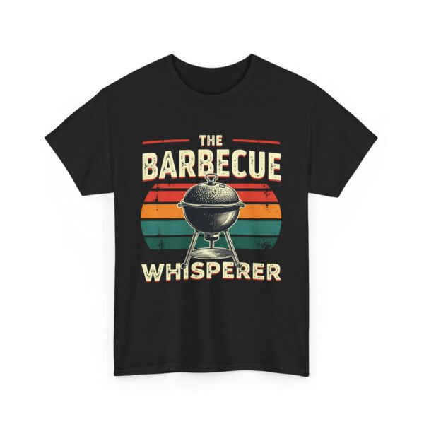 The Barbecue Whisperer Funny Grill Master BBQ Dad Summer Cooking Design Unisex Heavy Cotton Tee