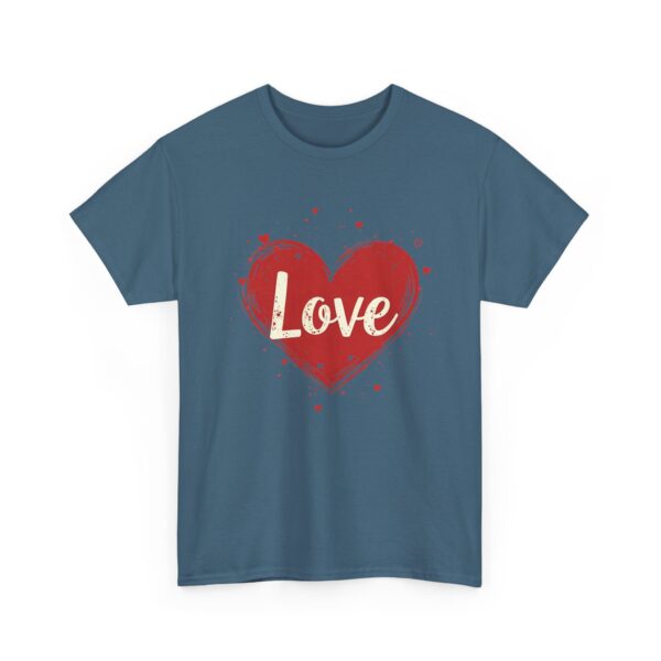 Love Vintage Distressed Heart Timeless Kindness Connection Humanity Unisex Heavy Cotton Tee - Image 9