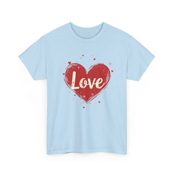 Love Vintage Distressed Heart Timeless Kindness Connection Humanity Unisex Heavy Cotton Tee - Image 8