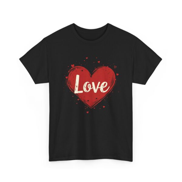 Love Vintage Distressed Heart Timeless Kindness Connection Humanity Unisex Heavy Cotton Tee