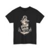Mermaid and Anchor Deep Love Tattoo Design – Old School Marine Sailor Legends Art Unisex Heavy Cotton Tee - Image 11