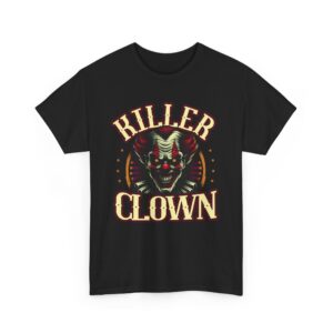 Halloween Killer Clown Creepy Horror Monster Circus Unisex Heavy Cotton Tee