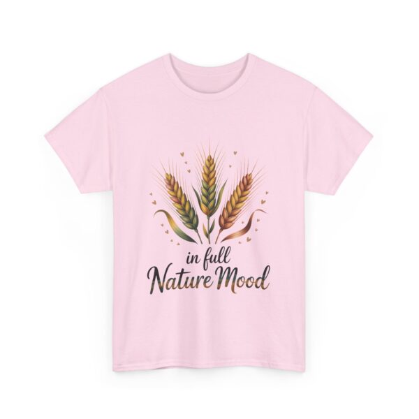 In Full Nature Mood Wheat Summer Botanical Boho Positive Life Design Unisex Heavy Cotton Tee - Image 10