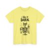 Skeleton Coffee Lover I like it Dark Humor Design Unisex Heavy Cotton Tee - Image 8