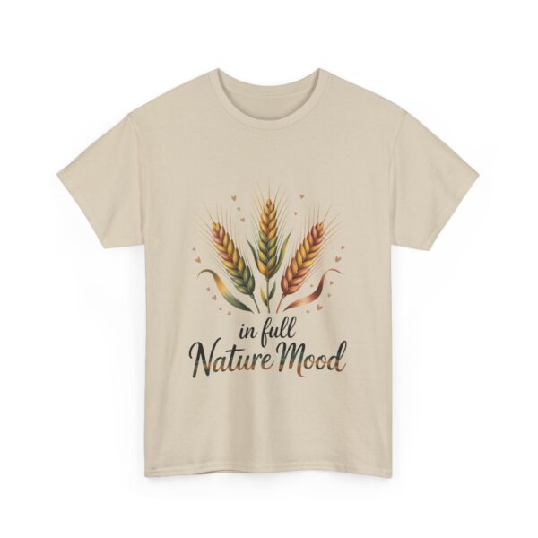 In Full Nature Mood Wheat Summer Botanical Boho Positive Life Design Unisex Heavy Cotton Tee