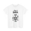 Skeleton Coffee Lover I like it Dark Humor Design Unisex Heavy Cotton Tee - Image 6