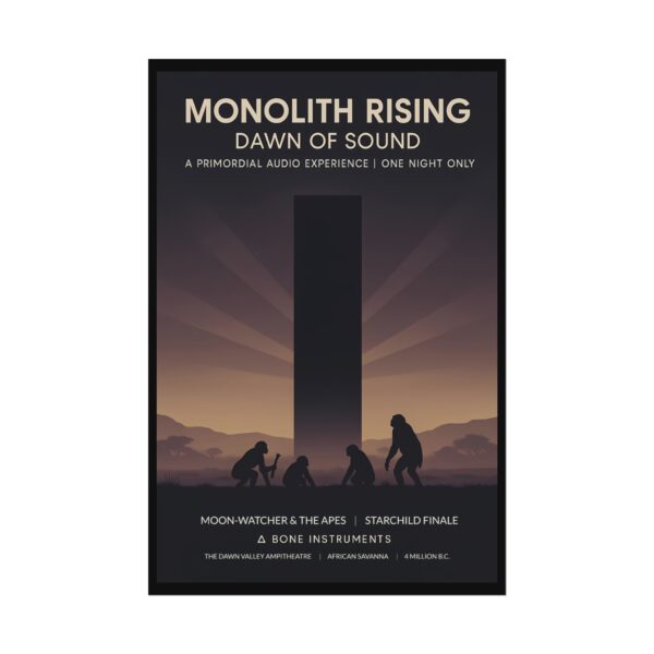 MONOLITH RISING - DAWN OF SOUND - A primordial audio experience promo poster fanart - Image 2