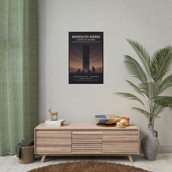 MONOLITH RISING - DAWN OF SOUND - A primordial audio experience promo poster fanart - Image 27