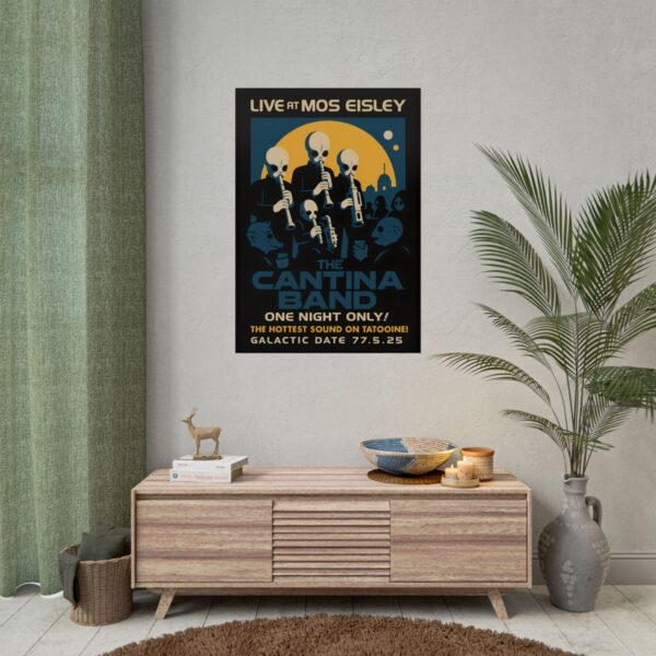 The CANTINA BAND live at MOS EISLEY promo poster fanart - Image 9