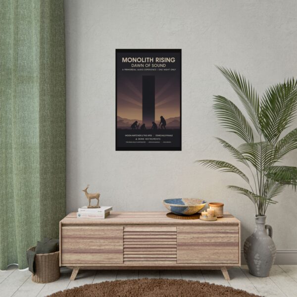 MONOLITH RISING - DAWN OF SOUND - A primordial audio experience promo poster fanart - Image 18