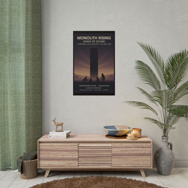 MONOLITH RISING - DAWN OF SOUND - A primordial audio experience promo poster fanart - Image 28