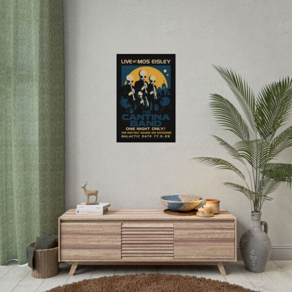 The CANTINA BAND live at MOS EISLEY promo poster fanart - Image 4