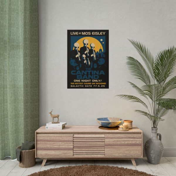 The CANTINA BAND live at MOS EISLEY promo poster fanart - Image 29