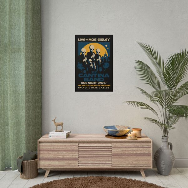 The CANTINA BAND live at MOS EISLEY promo poster fanart - Image 27