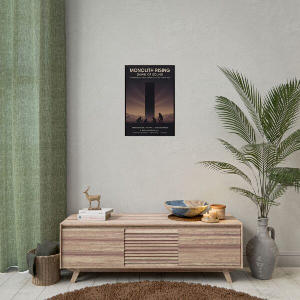 MONOLITH RISING - DAWN OF SOUND - A primordial audio experience promo poster fanart - Image 17