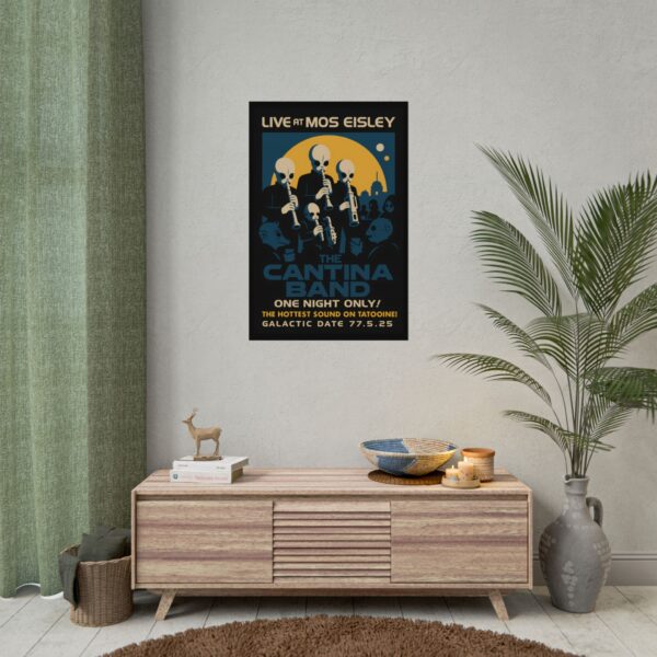 The CANTINA BAND live at MOS EISLEY promo poster fanart - Image 6