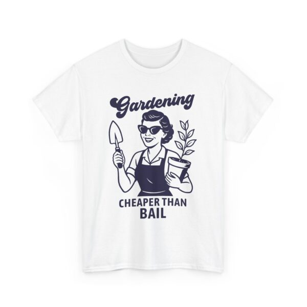 Gardening Humor For Women Plant Therapy Dark Humor Unisex Heavy Cotton Tee - Image 2