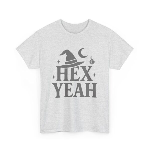Hex Yeah Witch Humor Sarcastic Gothic Witchy Vibes Unisex Heavy Cotton Tee