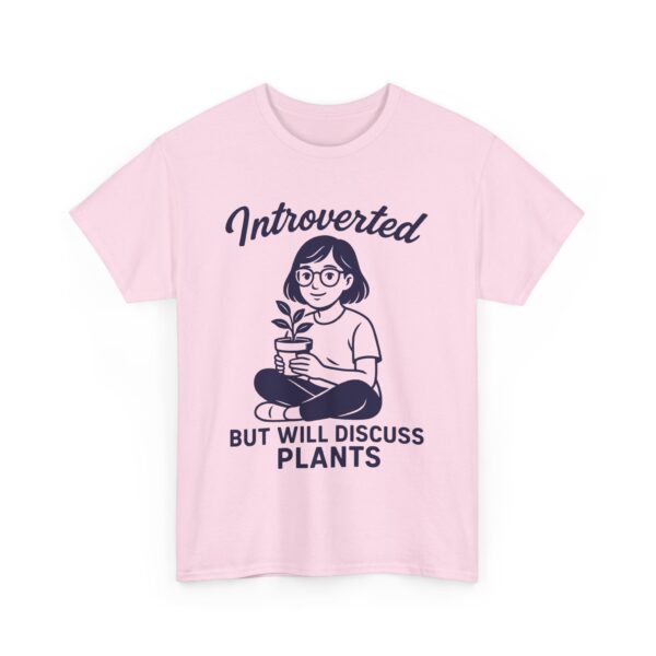 Plant Humor For Women Introvert Botanical Dark Humor Unisex Heavy Cotton Tee - Image 7