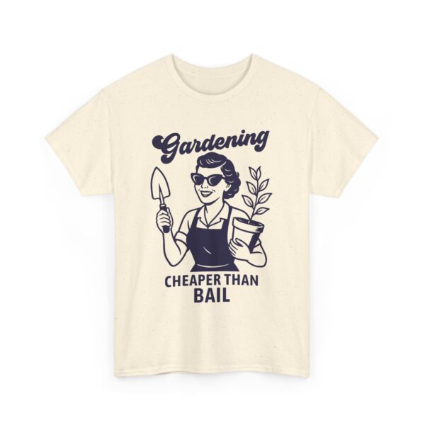Gardening Humor For Women Plant Therapy Dark Humor Unisex Heavy Cotton Tee - Image 5