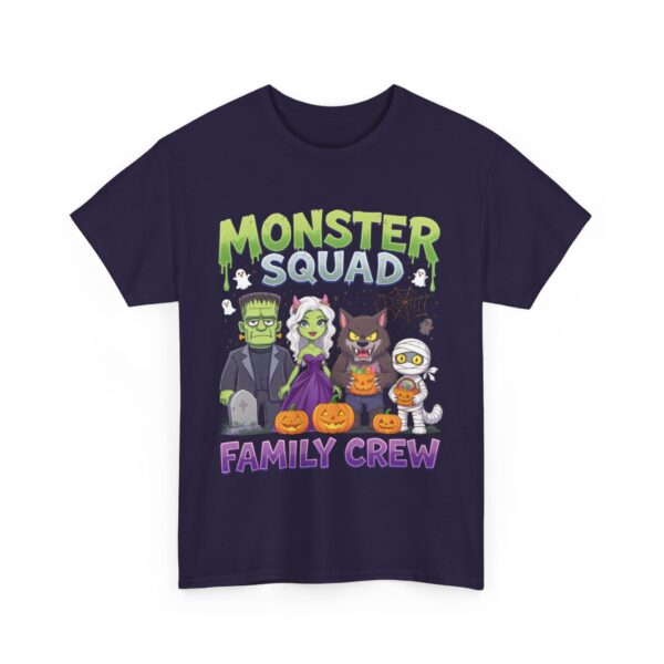 Matching Family Halloween Design – Monster Squad Outfit Unisex Heavy Cotton Tee - Image 2