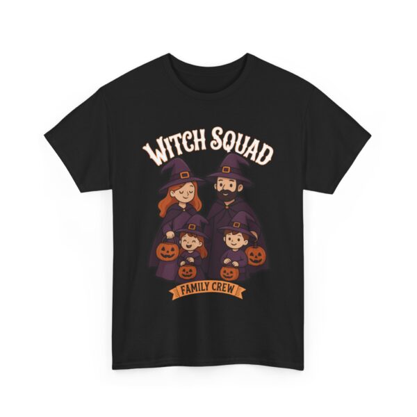 Matching Family Halloween Design – Witch Squad Outfit Unisex Heavy Cotton Tee