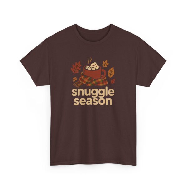 Snuggle Season – Cozy Winter Cuddle Weather Tee Unisex Heavy Cotton Tee - Image 2