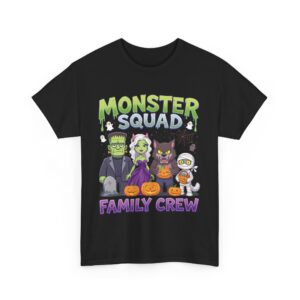 Matching Family Halloween Design – Monster Squad Outfit Unisex Heavy Cotton Tee