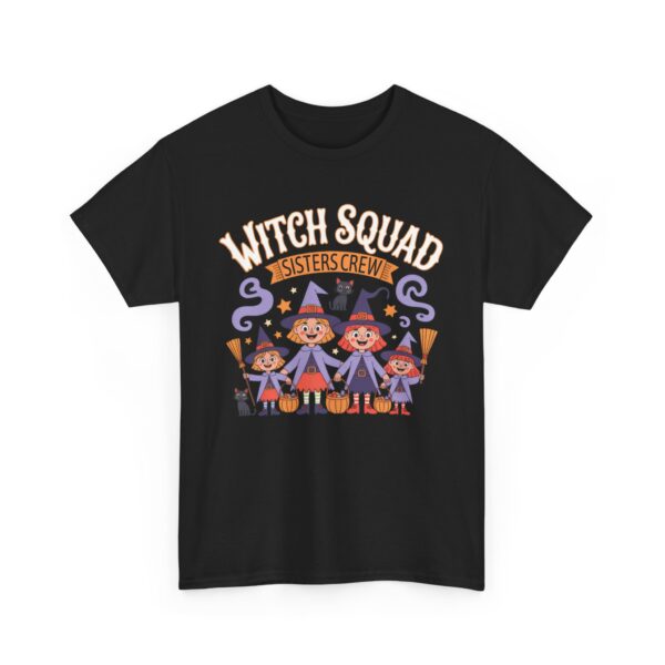 Matching Family Halloween Design – Witch Sisters Outfit Unisex Heavy Cotton Tee