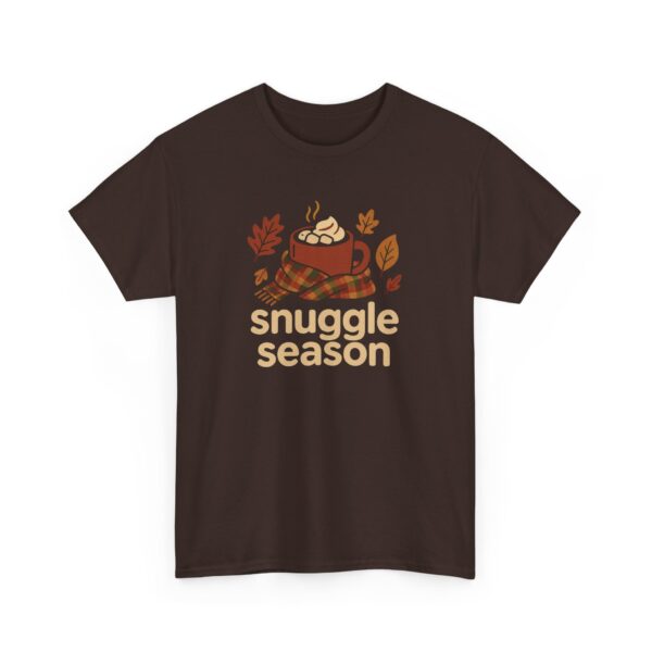Snuggle Season – Cozy Winter Cuddle Weather Tee Unisex Heavy Cotton Tee - Image 3
