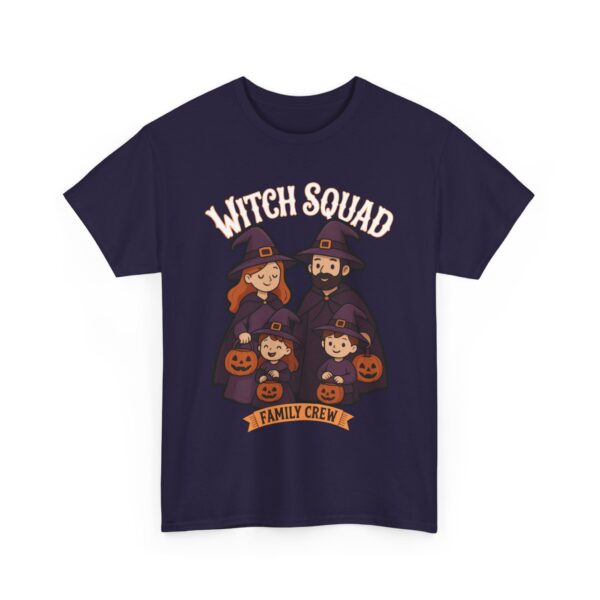 Matching Family Halloween Design – Witch Squad Outfit Unisex Heavy Cotton Tee - Image 2