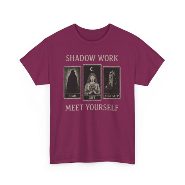 Shadow Work Tarot Unisex Tee - Occult Symbolism and Gothic Design - Image 8