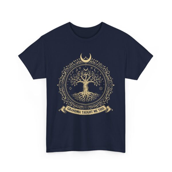 Tree of Life Tee with Three Moons Design for Wiccans and Pagans - Image 6