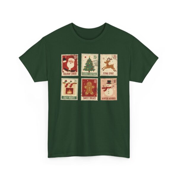 Vintage Christmas Postal Stamps Tee