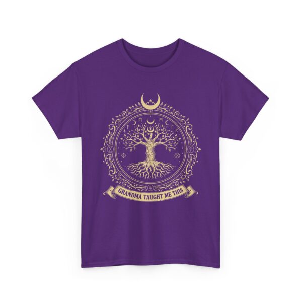 Tree of Life Tee with Three Moons Design for Wiccans and Pagans - Image 7
