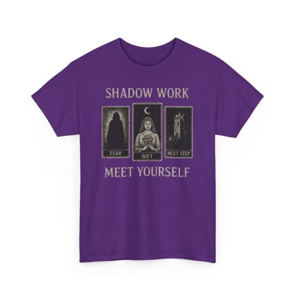 Shadow Work Tarot Unisex Tee - Occult Symbolism and Gothic Design - Image 7