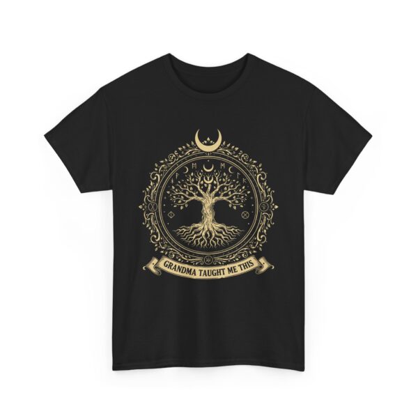 Tree of Life Tee with Three Moons Design for Wiccans and Pagans