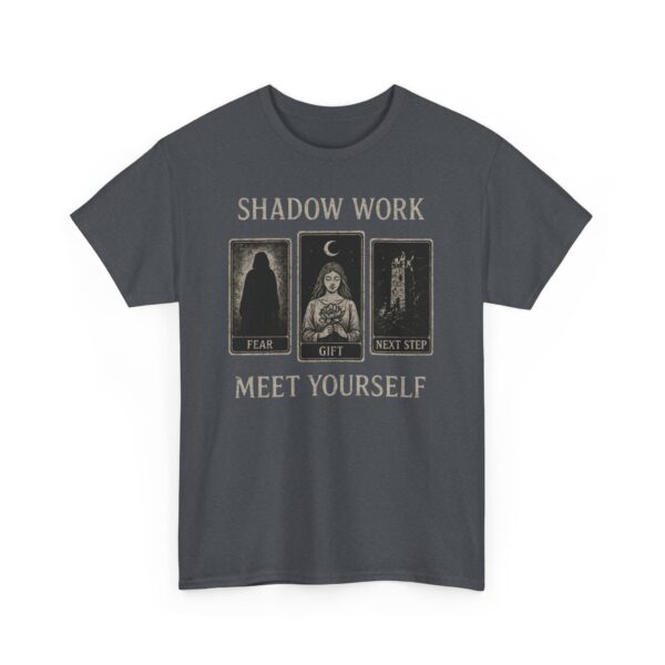 Shadow Work Tarot Unisex Tee - Occult Symbolism and Gothic Design - Image 5